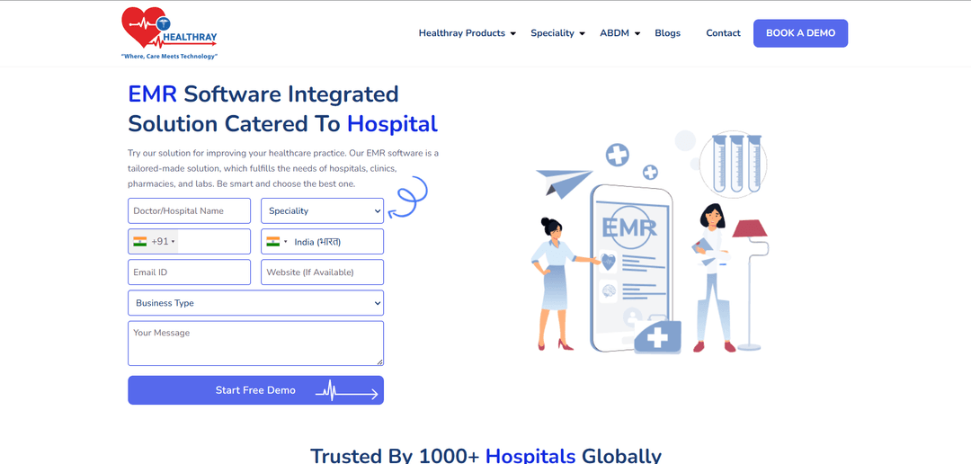 Healthray Project